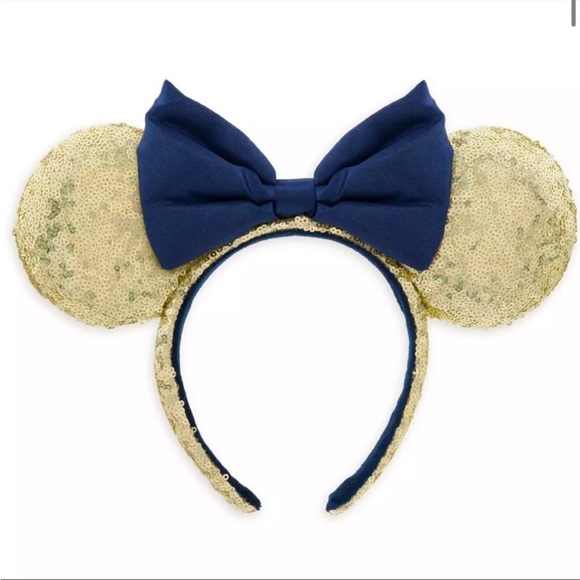 Disney Mickey Ears Gold Sequined - Picture 6 of 6